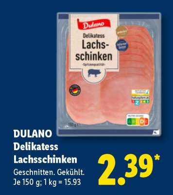 Dulano Delikatess Lachsschinken