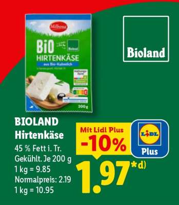Bioland Hirtenkäse