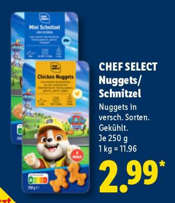CHEF SELECT Nuggets/Schnitzel