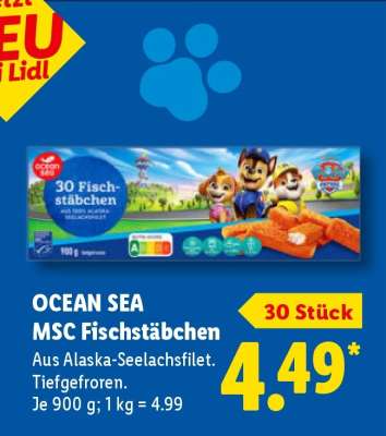 Ocean Sea MSC Fischstäbchen