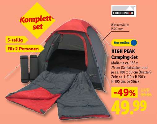 HIGH PEAK Camping-Set