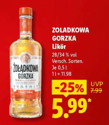 Zoladkowa Gorzka Likör