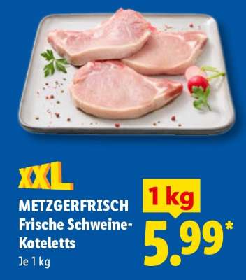 Metzgerfrisch Frische Schweine- Koteletts