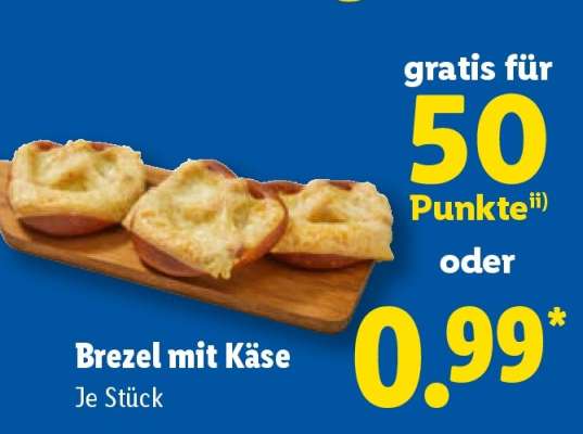 Brezel mit Käse