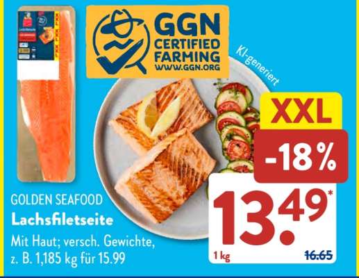 GOLDEN SEAFOOD Lachsfiletseite
