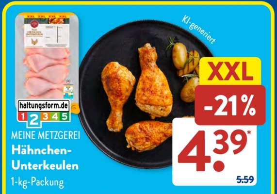 Hähnchen-Unterkeulen