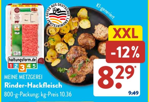 Rinder-Hackfleisch