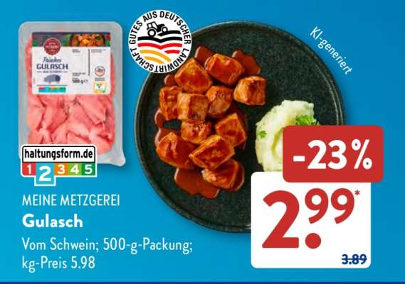 MEINE METZGEREI Gulasch