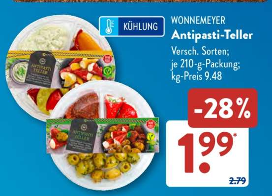 WONNEMEYER Antipasti-Teller