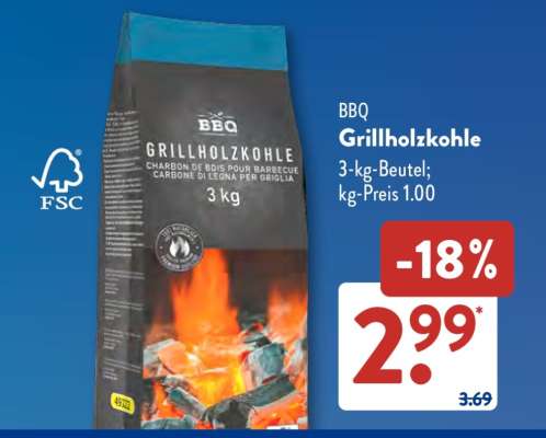 BBQ Grillholzkohle
