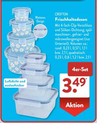 CROFTON Frischhaltedosen