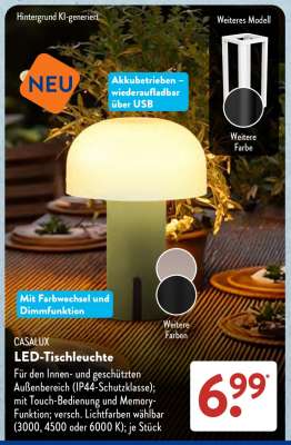 CASALUX LED-Tischleuchte