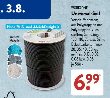 WORKZONE Universal-Seil
