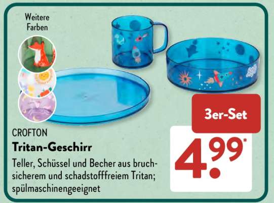 CROFTON Tritan-Geschirr