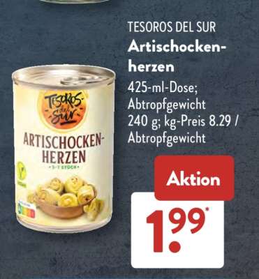 TESOROS DEL SUR Artischockenherzen