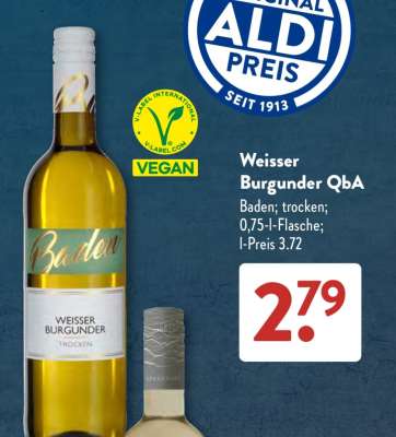 Weißer Burgunder QbA