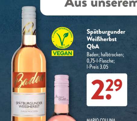 Spätburgunder Weißherbst QbA
