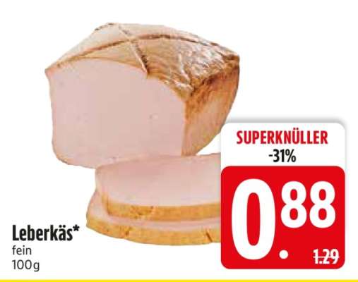 Leberkäs fein