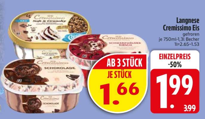 Langnese Cremissimo Eis