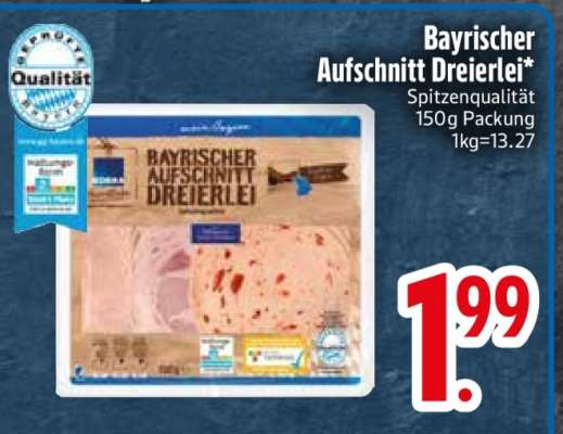 Bayrischer Aufschnitt Dreierlei*