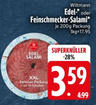 Wiltmann Edel- oder Feinschmecker-Salami