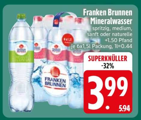 Franken Brunnen Mineralwasser