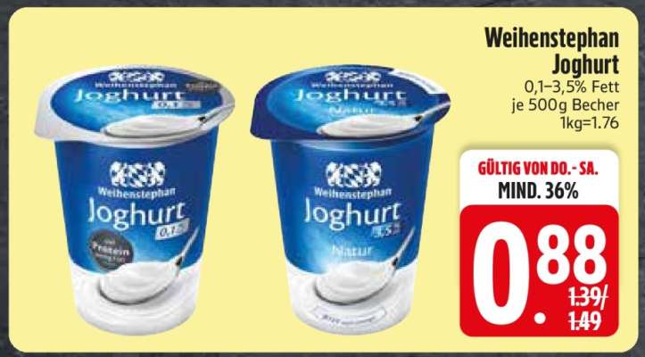 Weihenstephan Joghurt