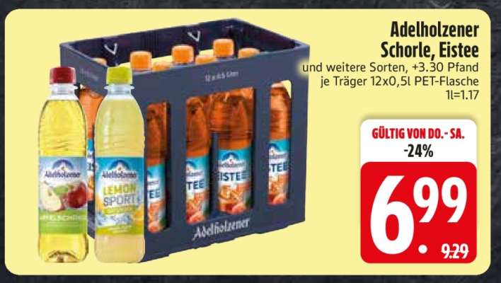 Adelholzener Schorle, Eistee