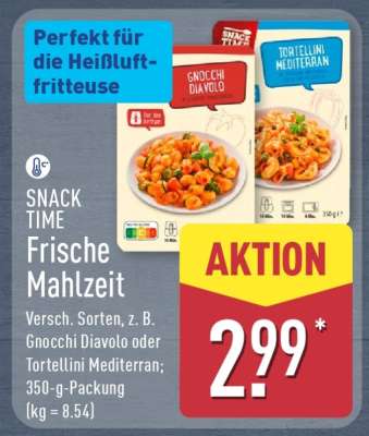 SNACK TIME Frische Mahlzeit
