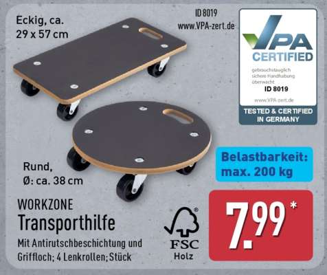 WORKZONE Transporthilfe