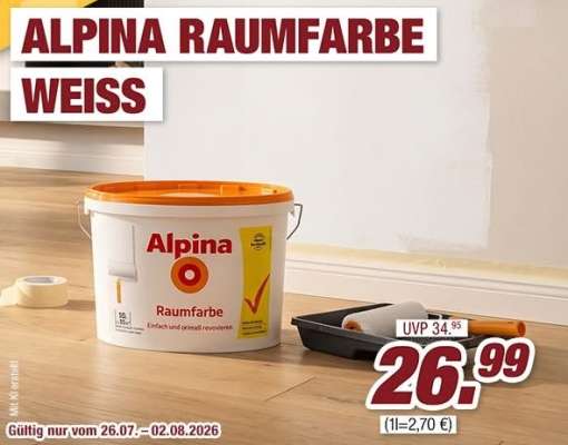ALPINA RAUMFARBE WEISS