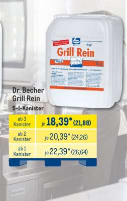 Dr. Becher Grill Rein