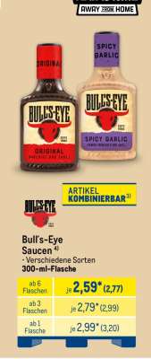 Bull’s Eye Saucen