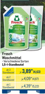 Frosch Waschmittel