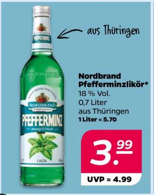 Nordbrand Pfefferminzlikör