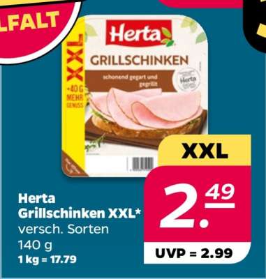 Herta Grillschinken XXL