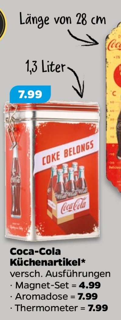 Coca-Cola Küchenartikel