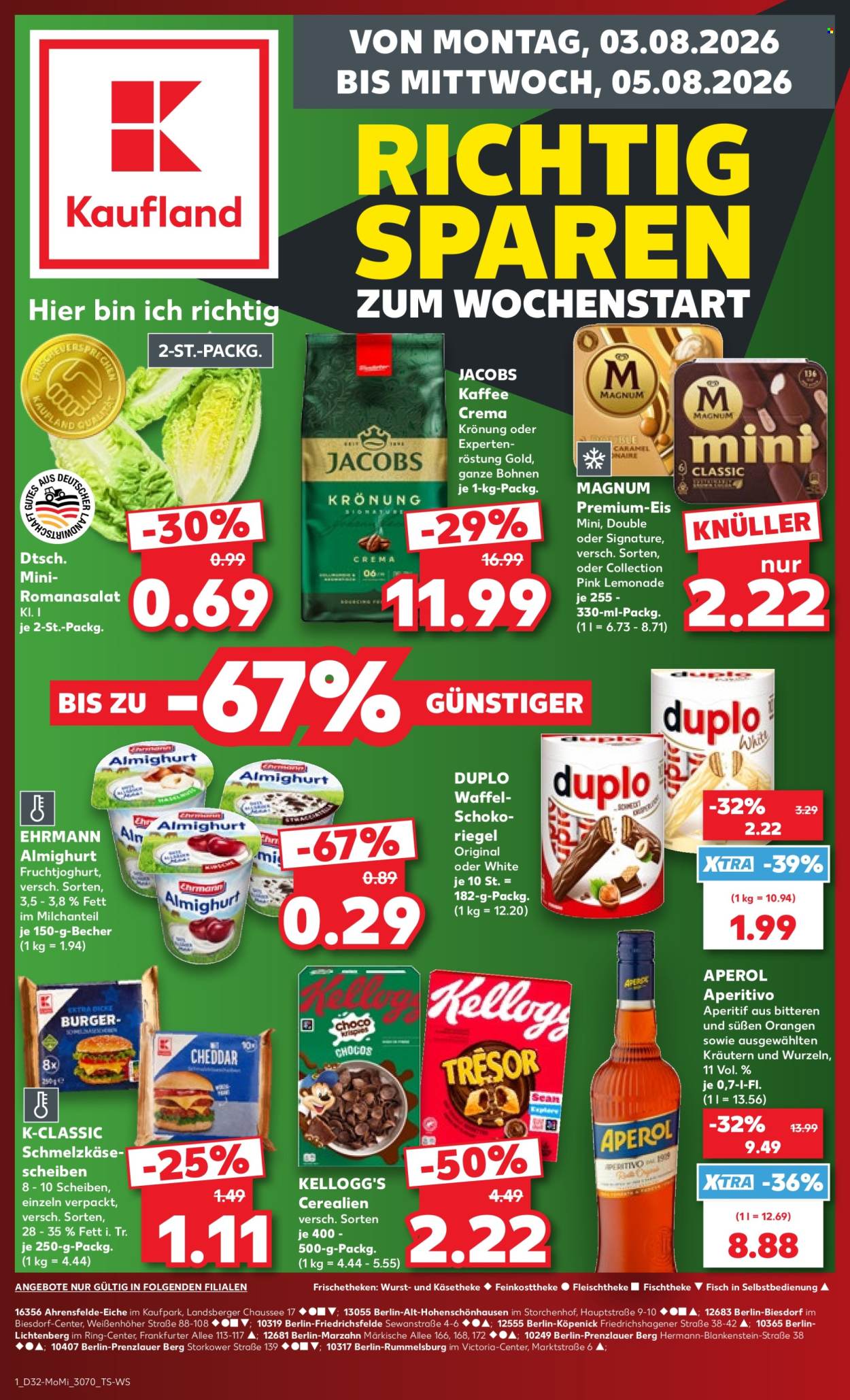 Kaufland Prospekte  - 3.08.2026 - 5.08.2026. Seite 1