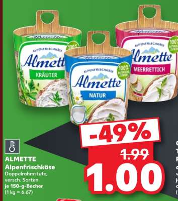 Almette Alpenfrischkäse
