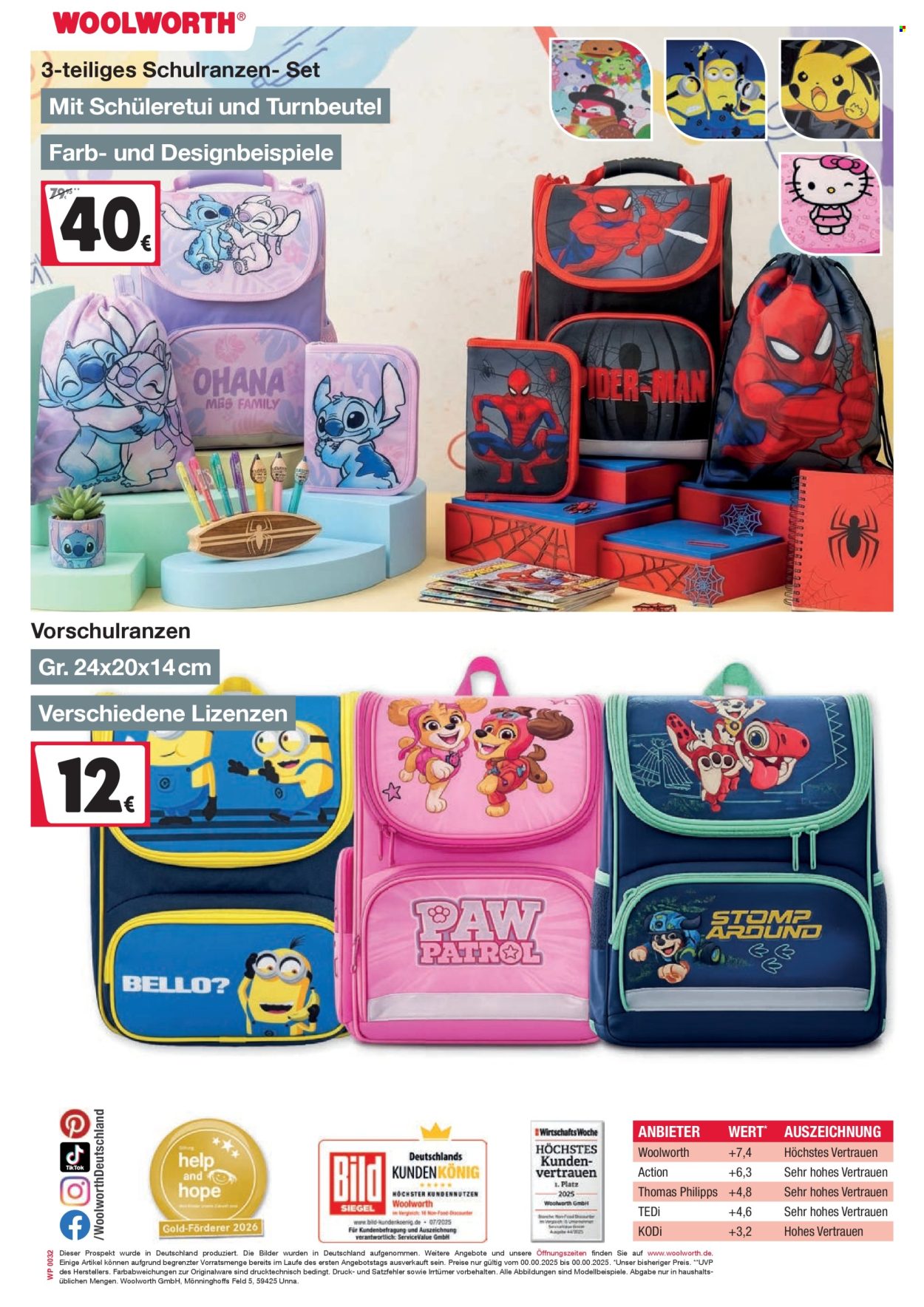 Leták Woolworth. Strana 50