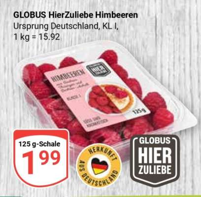 GLOBUS HierZuliebe Himbeeren