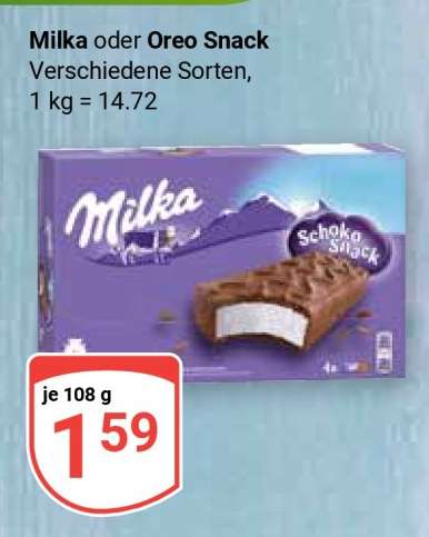 Milka oder Oreo Snack