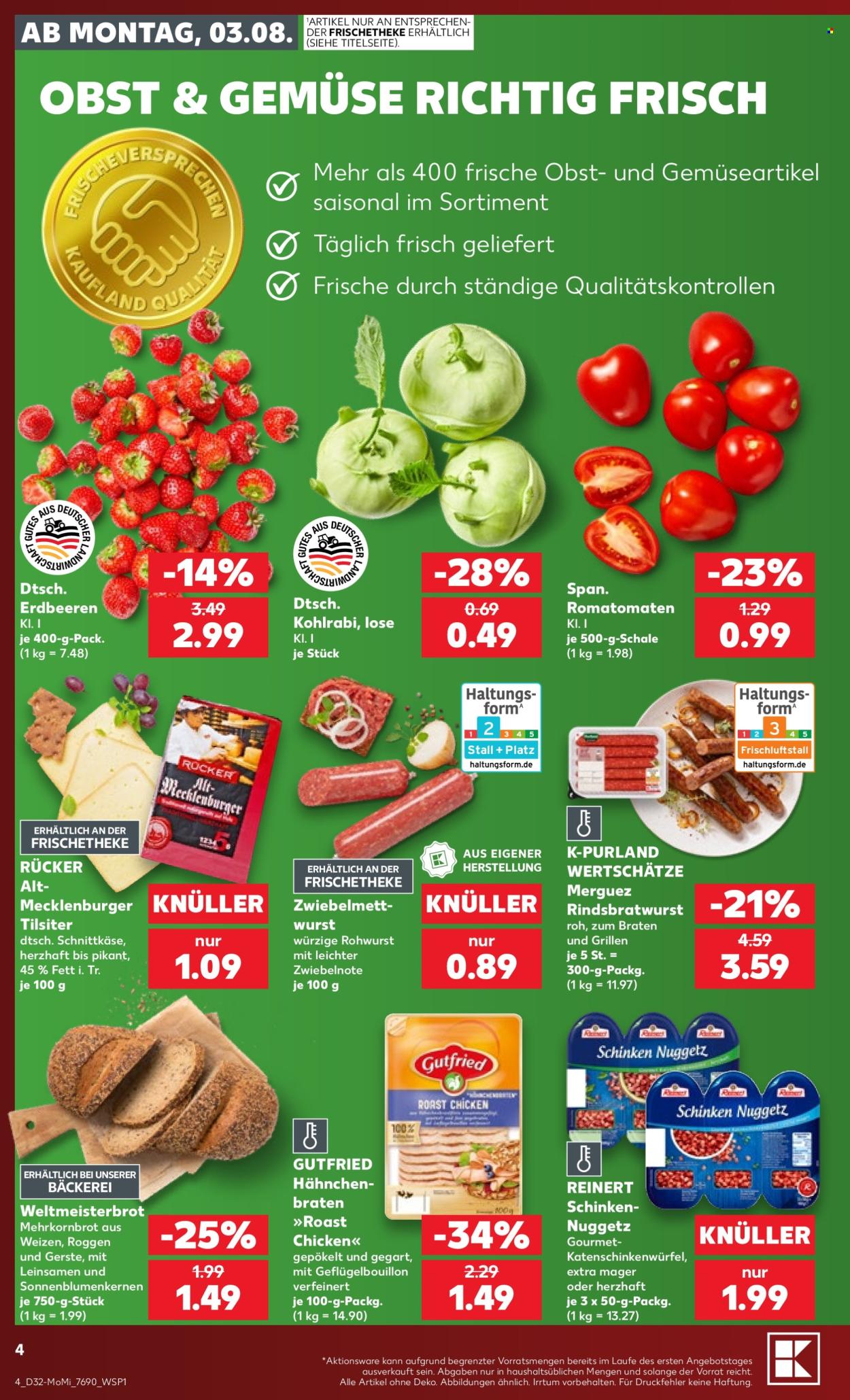 Leták Kaufland - 3.8.2026 - 5.8.2026. Strana 4
