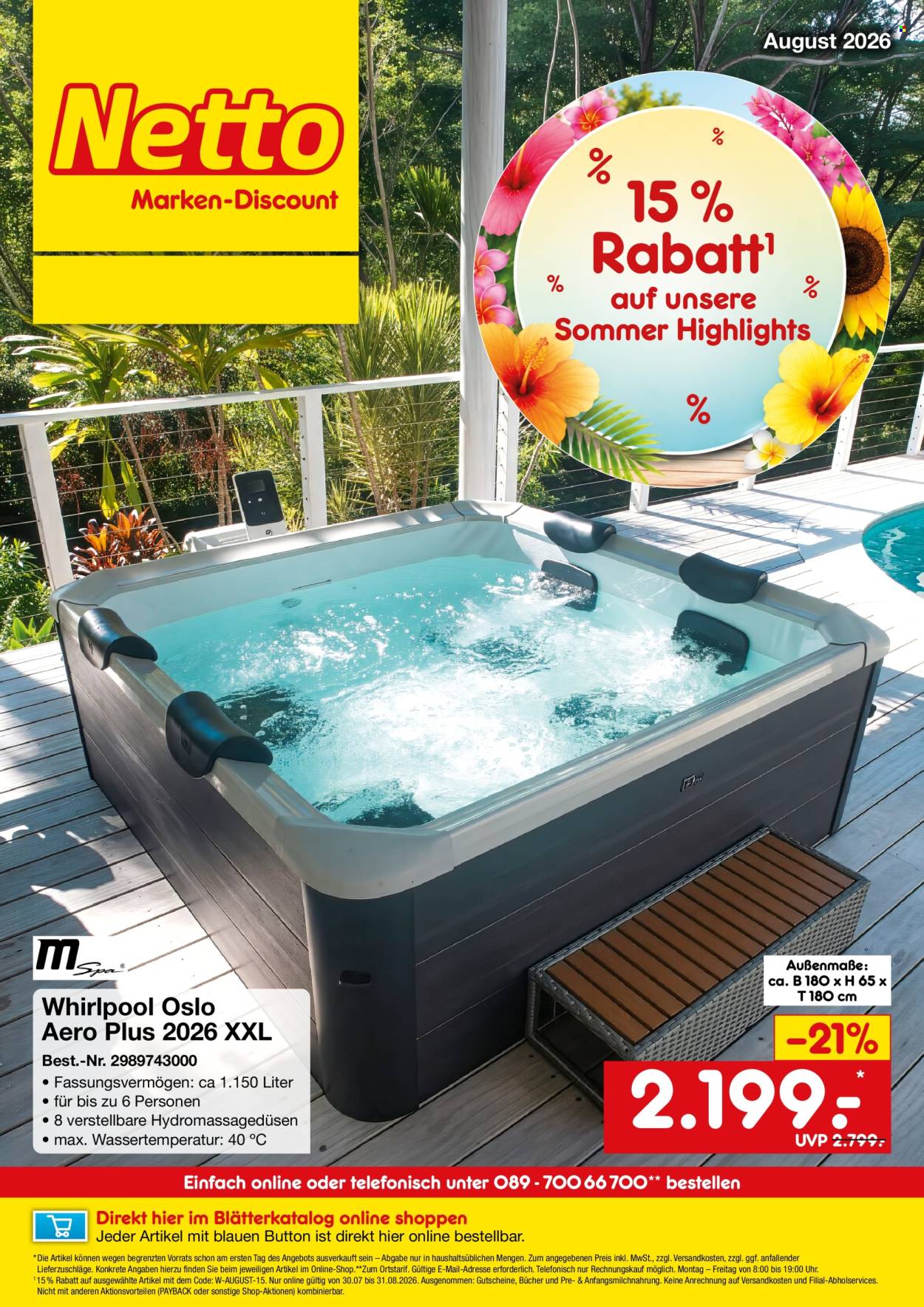 Netto Marken-Discount Prospekte  - 30.07.2026 - 31.08.2026. Seite 1