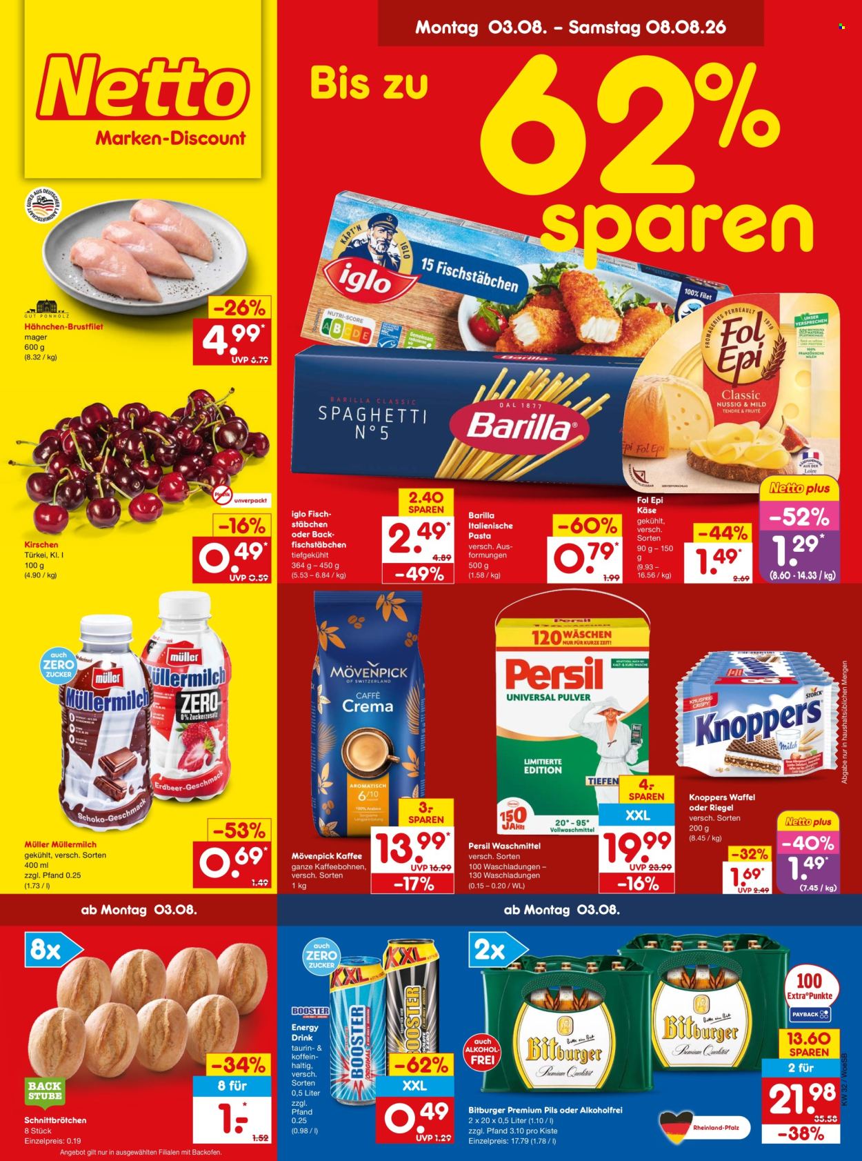 Netto Marken-Discount Prospekte  - 3.08.2026 - 8.08.2026. Seite 1