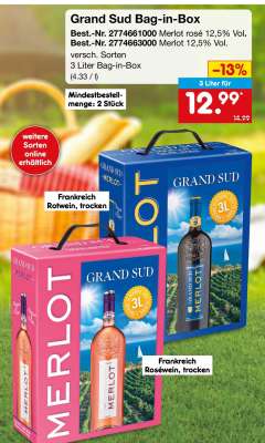 Grand Sud Bag in Box