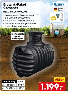 Erdtank-Paket Compact