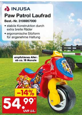 Paw Patrol Laufrad