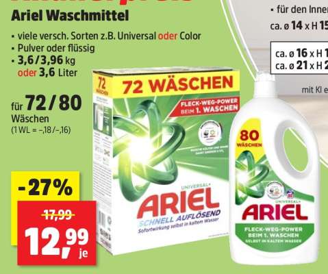 Ariel Waschmittel*