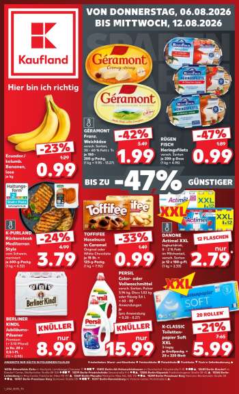 Prospekte Kaufland - 6.08.2026 - 12.08.2026.